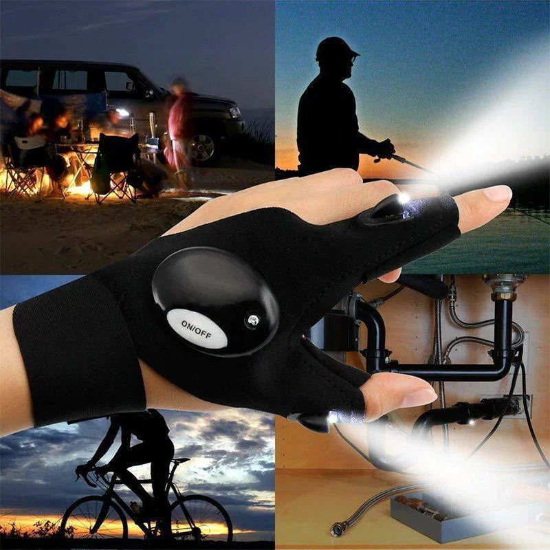 Vattentäta LED-handskar bild 2