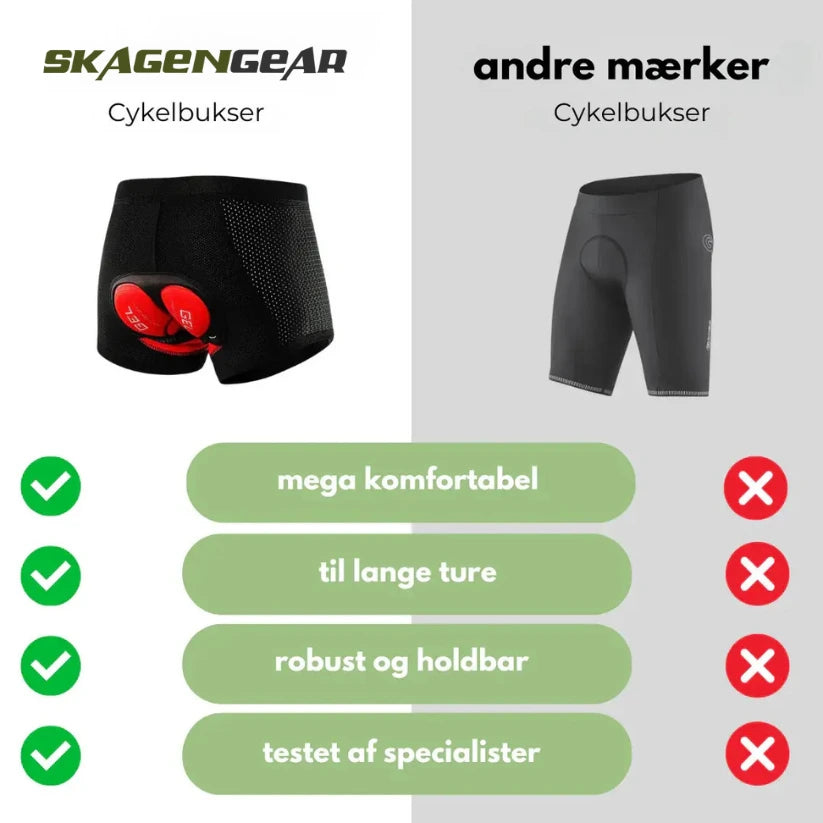 Cykelbyxor med gelvaddering bild 3