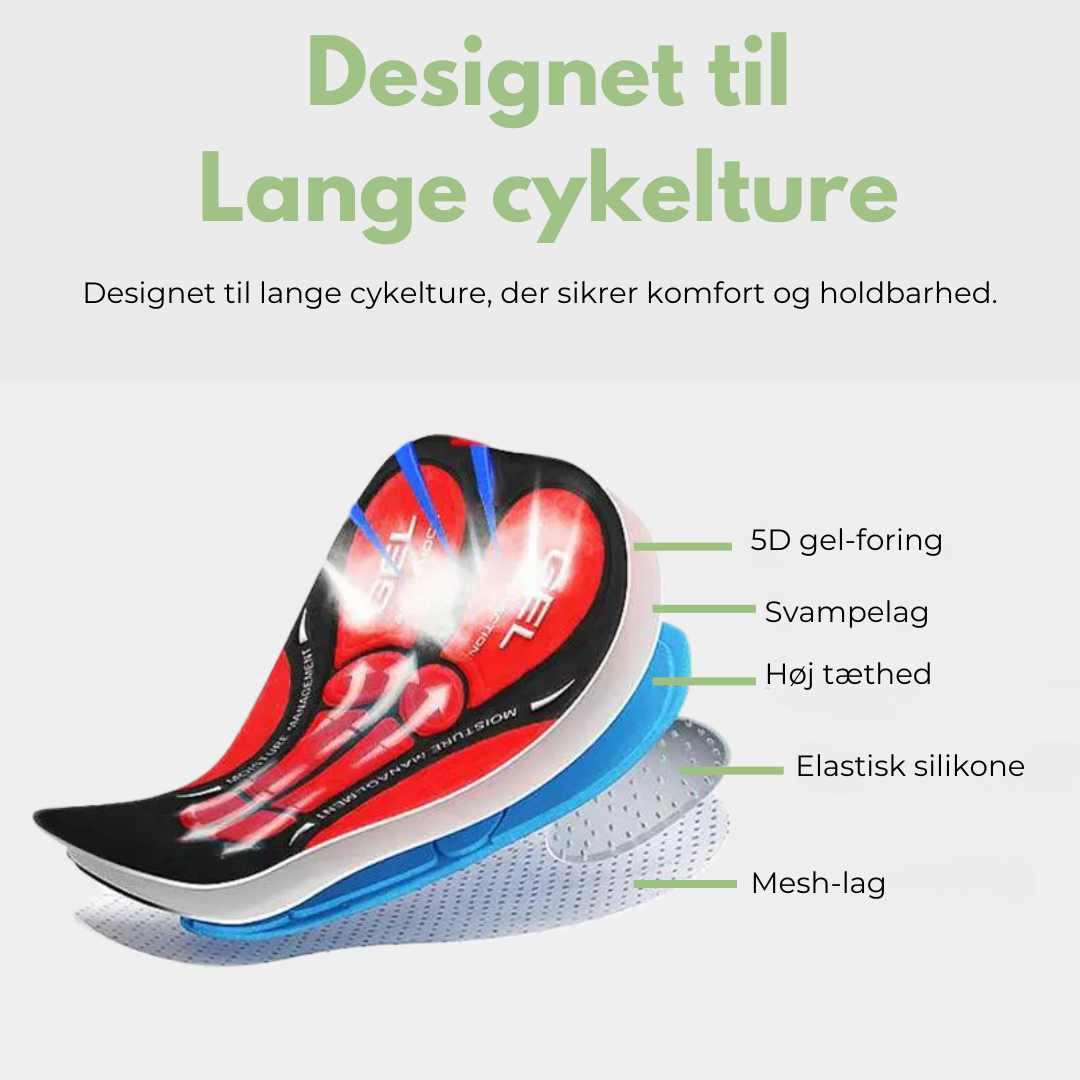 Cykelbyxor med gelvaddering bild 4