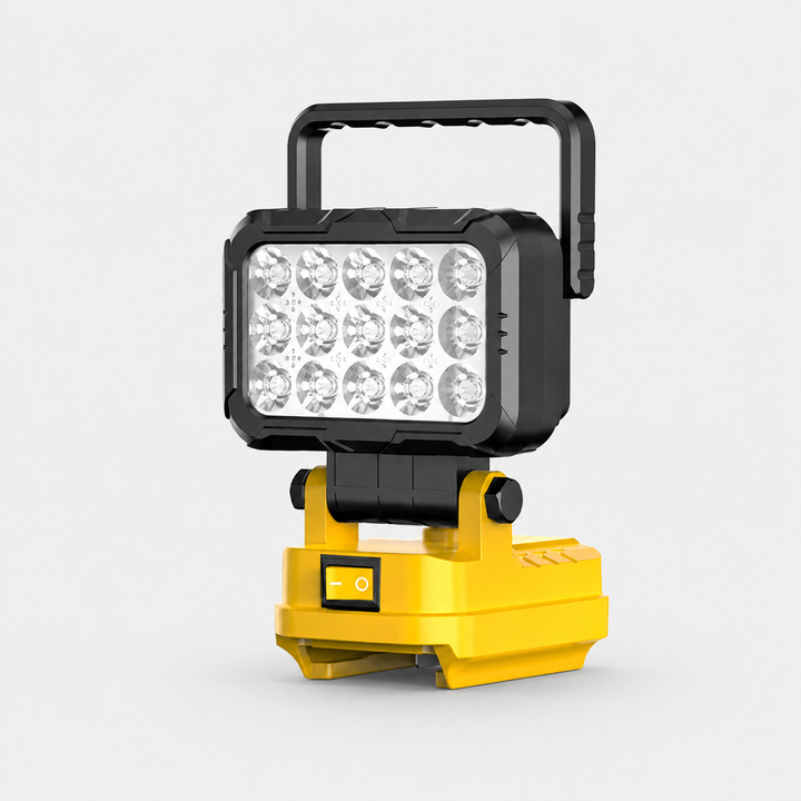 LED-arbetslampa med 180° Rotering och USB-powerbank
