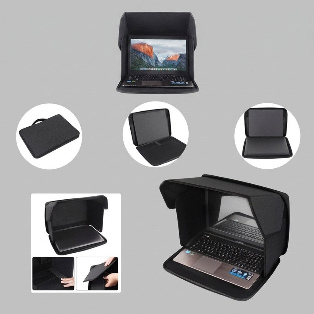 Installationsguide för laptopväskans solskydd